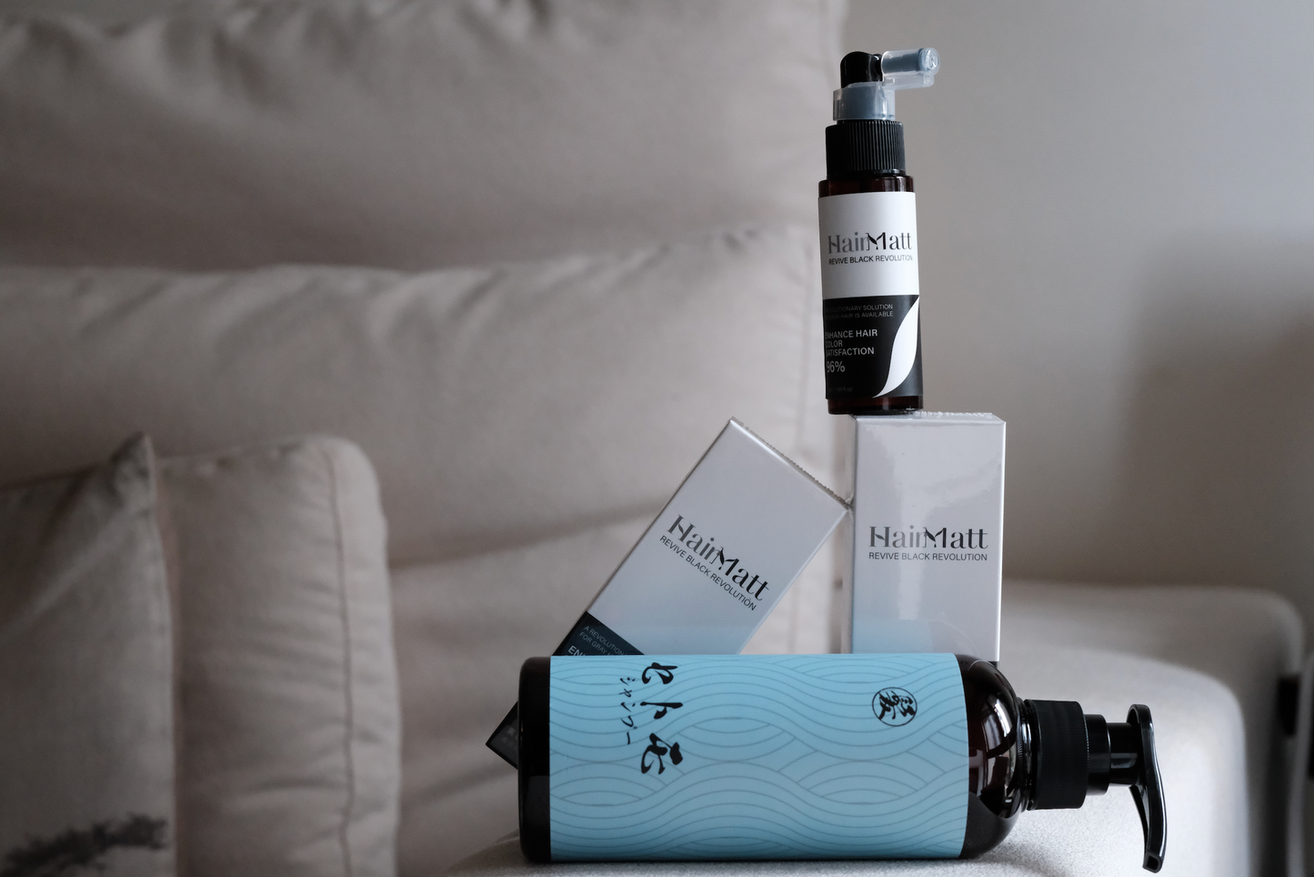 Exosome Setomo Shampoo (500 ml) + 3 Pack Exosome HairMatt Revive Black Revolution (50ml)